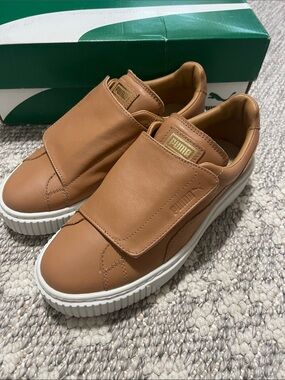 Puma Basket Platform Strap Womens 6